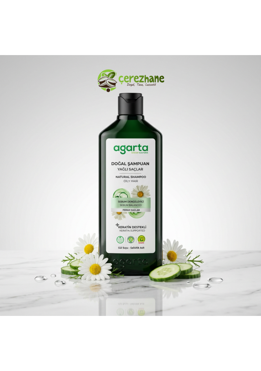 Doğal Şampuan Yağlı Saç Bakımı İçin 400 ml