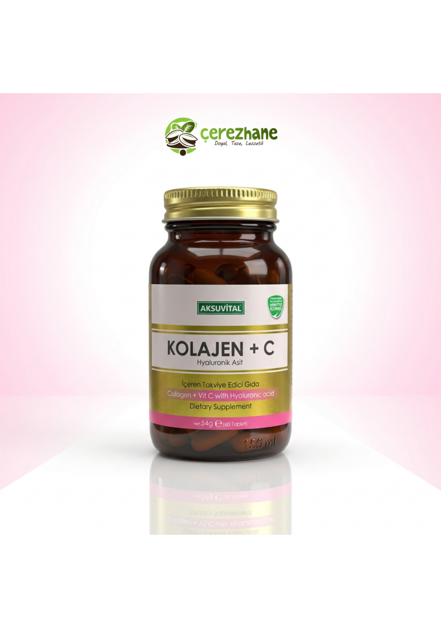 Kolajen + C Vitamini & Hyaluronik Asit 60 Tablet