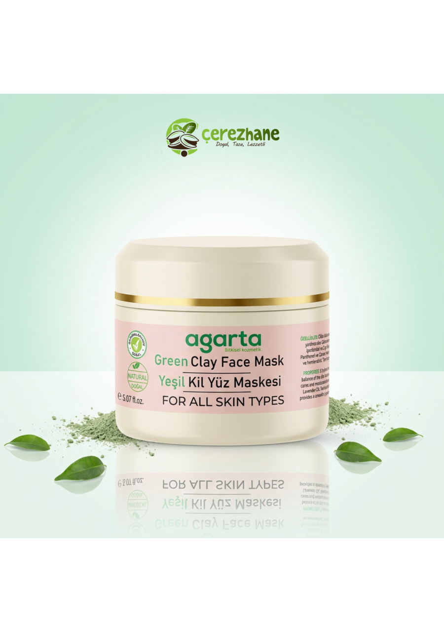 Doğal Yeşil Kil Maskesi 150 ml
